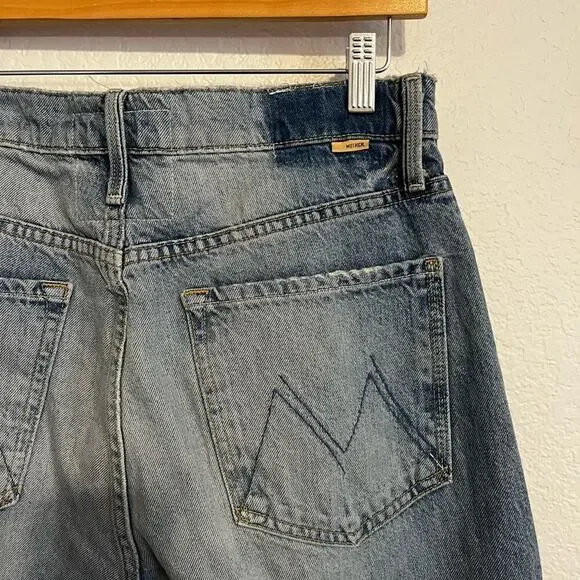 MOTHER The Huffy Skimp High Waist Straight Jeans Hotter on the Other Side 30 - Picture 8 of 12